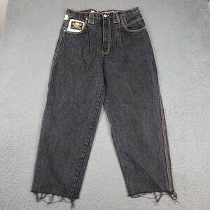 Vintage Paco Sports Jeans Mens 36x28 Charcoal Baggy Skate Distressed 90s Y2K